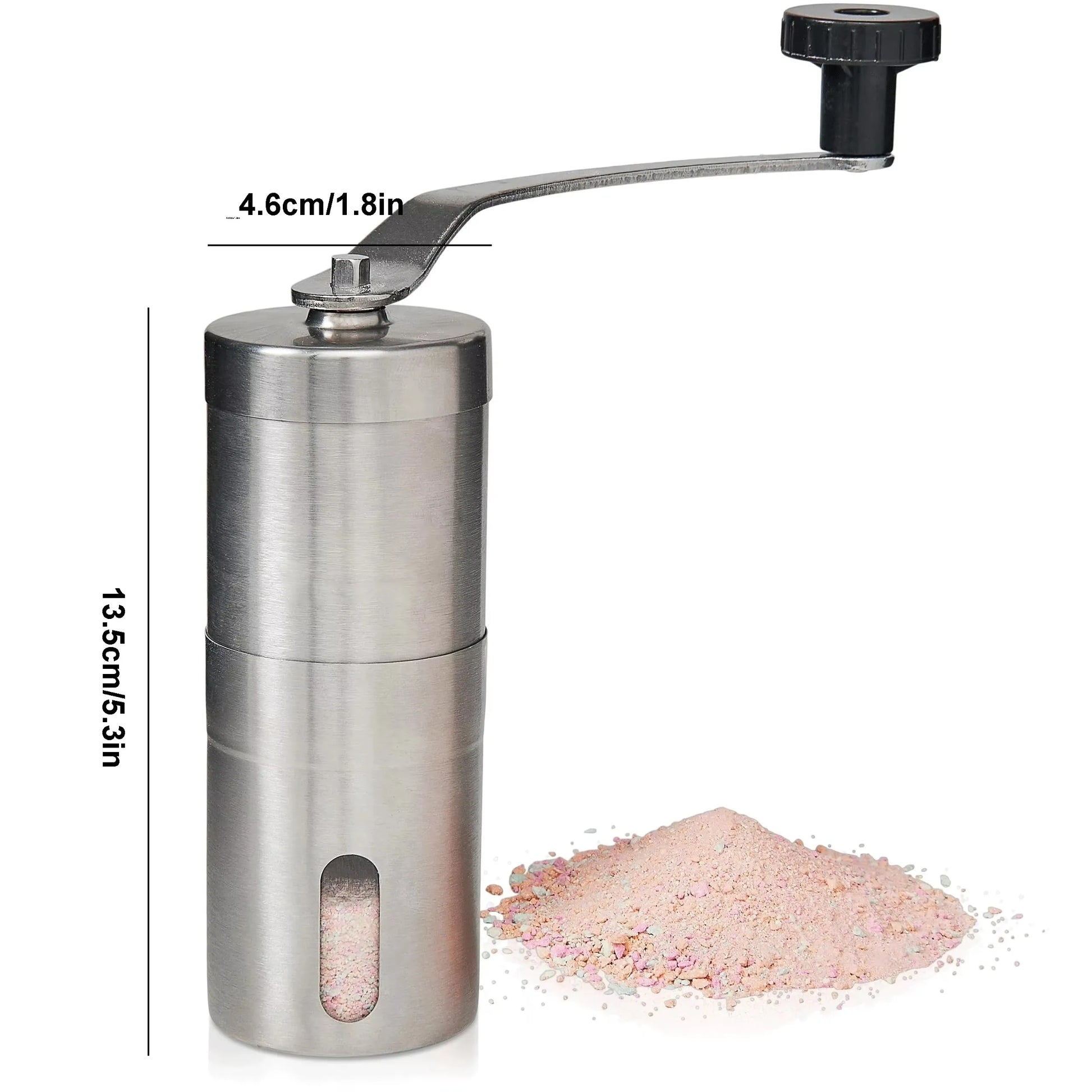 Pill Crusher - Stainless Steel Pill Grinder - Large Capacity Pill Splitter - Cuts Pills Into Fine Powder, Mills For Feeding Tube Peaceful Pleasures Health and Wellness