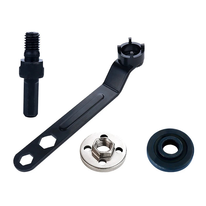 Angle Grinder Wrench 4-Claw Lock Nut Flange Spanner Tool