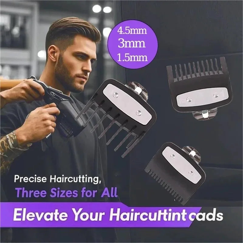 Hair Clipper Guide Comb Set – 1.5mm 3mm 4.5mm Guards