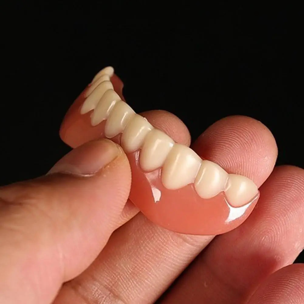 Silicone Snap-On Tooth Veneers – Upper & Lower Smile Cover