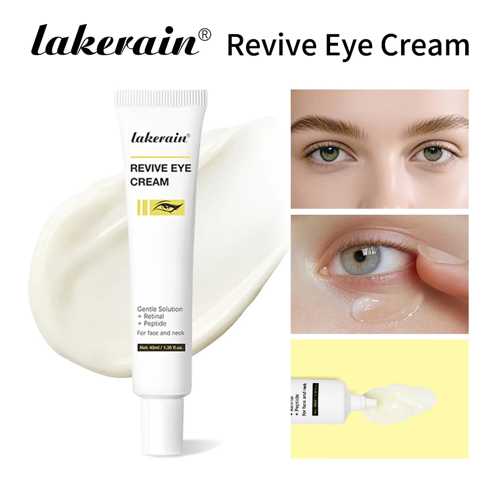 Lakerain Eye Cream Minimize Puffiness Nourishes Enhances Hydration Moisturizes Skin Reduce Dark Circles Eye Care Cream Peaceful Pleasures Health and Wellness Revive Eye Cream