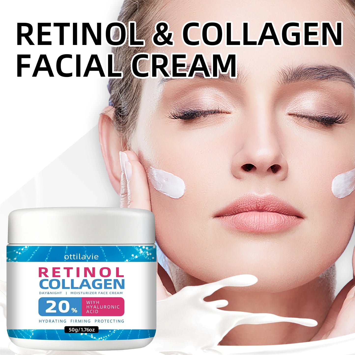 Retinol & Collagen Moisturizing Cream – Day & Night All Skin