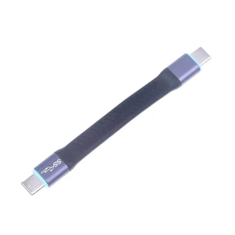1PCS Size 10cm 20Gbps USB3.2 TypeC Cable Fast Charging UsbC To UsbC Cable High Speed TypeC Data Line Short Line Peaceful Pleasures Health and Wellness