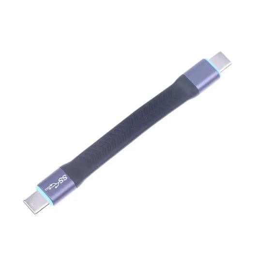 1PCS Size 10cm 20Gbps USB3.2 TypeC Cable Fast Charging UsbC To UsbC Cable High Speed TypeC Data Line Short Line Peaceful Pleasures Health and Wellness