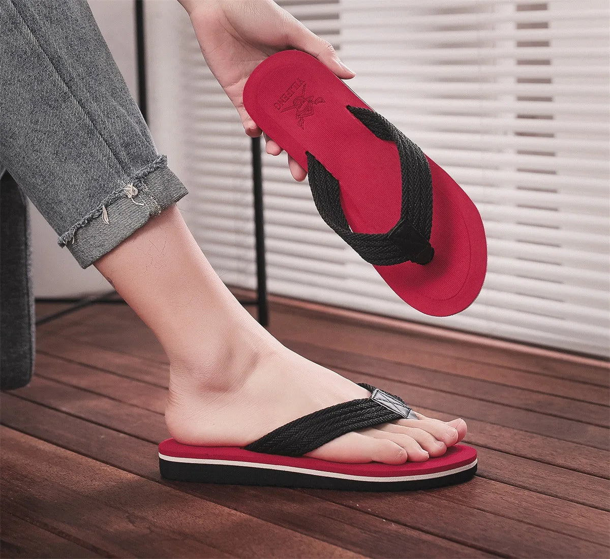 Men's Non-Slip EVA Flip Flops | Beach & Indoor Slides