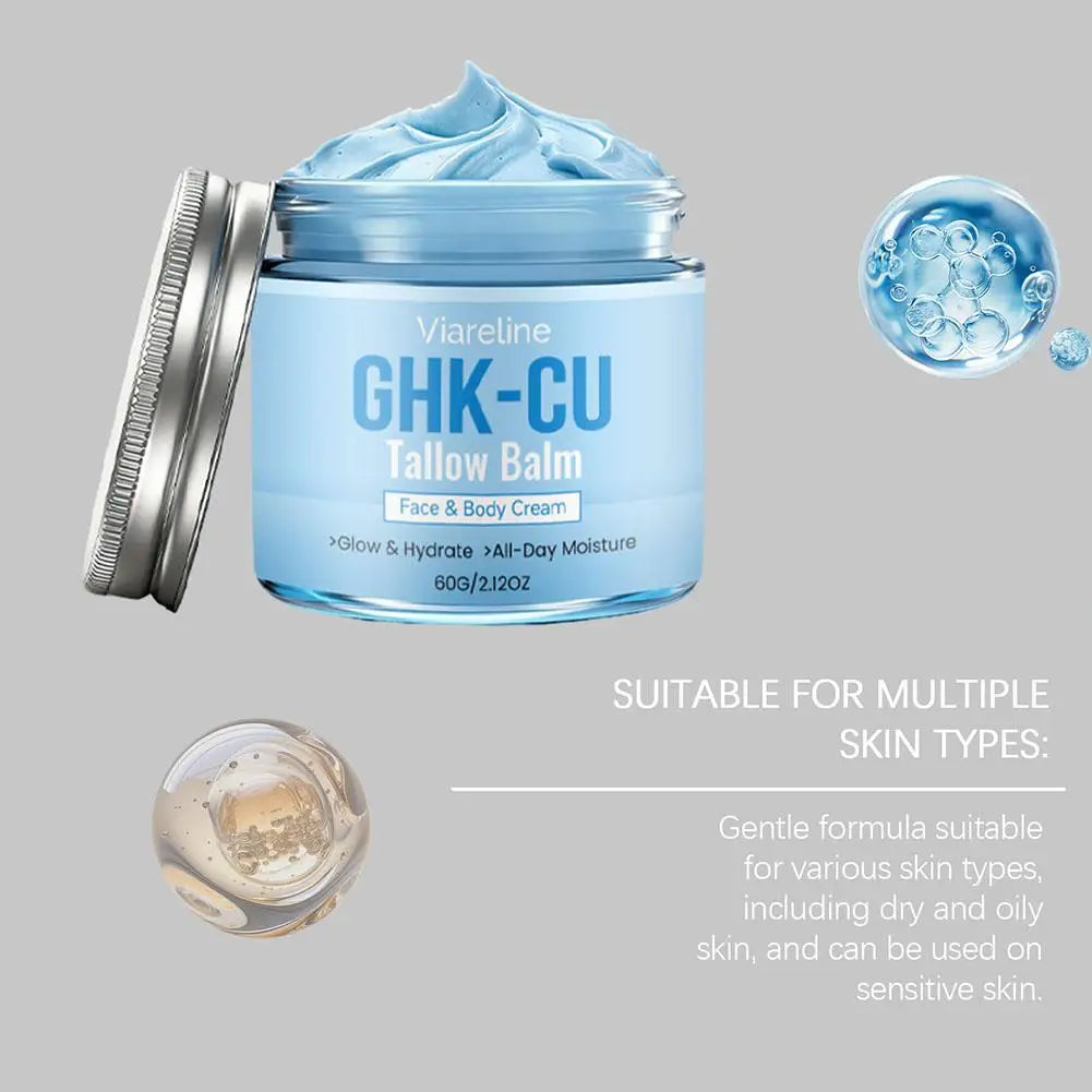 GHK-Cu Copper Peptide Tallow Balm – Face, Hands & Body Cream