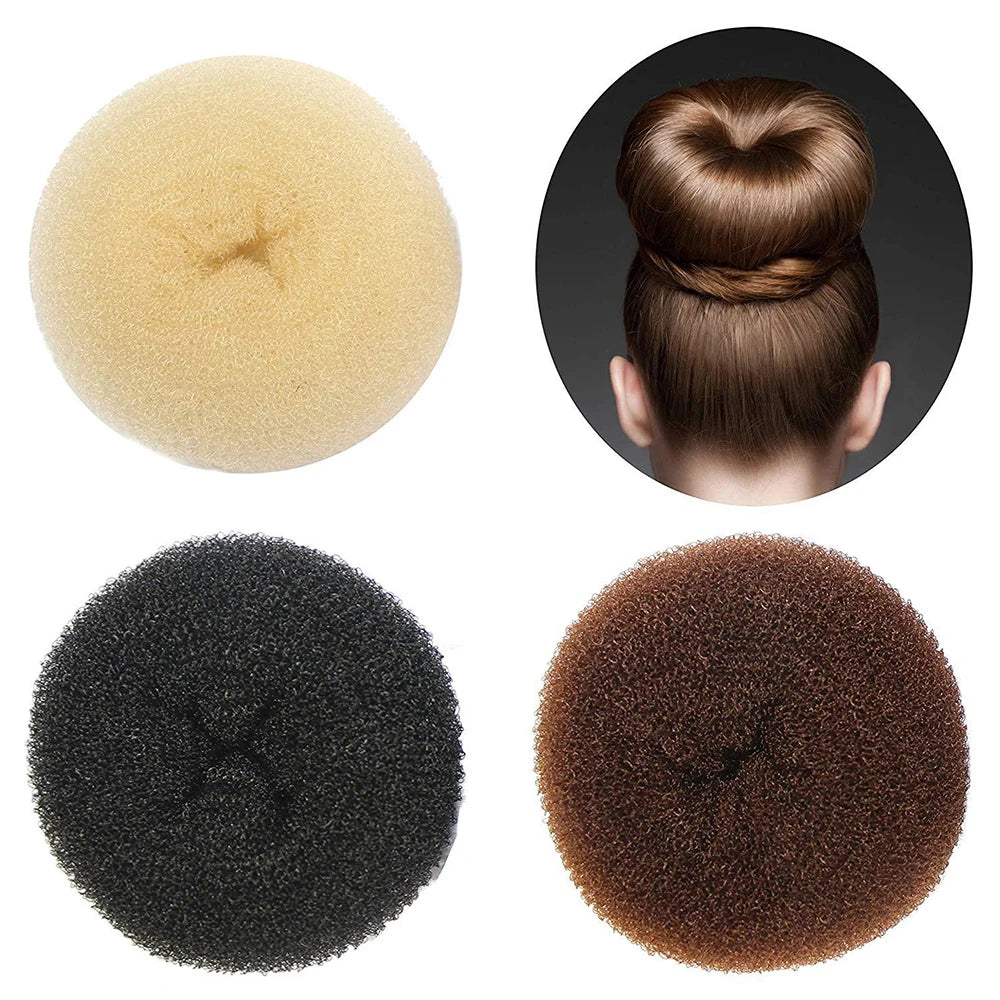 3PCS Maruki Head Hair Curler, Korean Style Versatile Hair Accessories, Fluffy Curled Lady Easy Big Ring Hair Styling Tools Peaceful Pleasures Health and Wellness