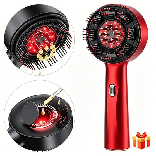 Electric Scalp Massager Comb | Vibrating Oil Applicator Hair Care Scalp Massager Comb Peaceful Pleasures Health and Wellness