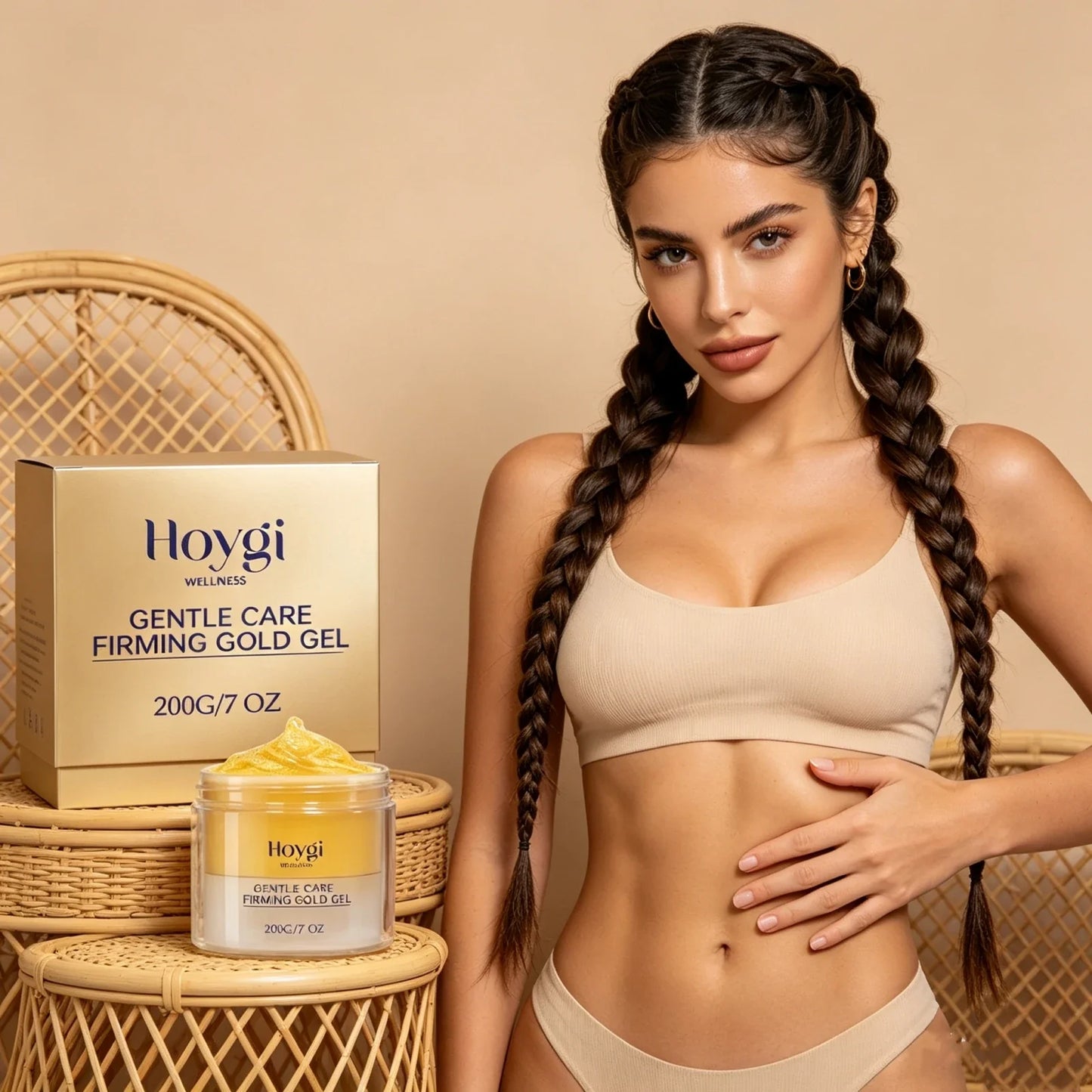 Gold Firming Body Massage Gel – Toning & Slimming 200g