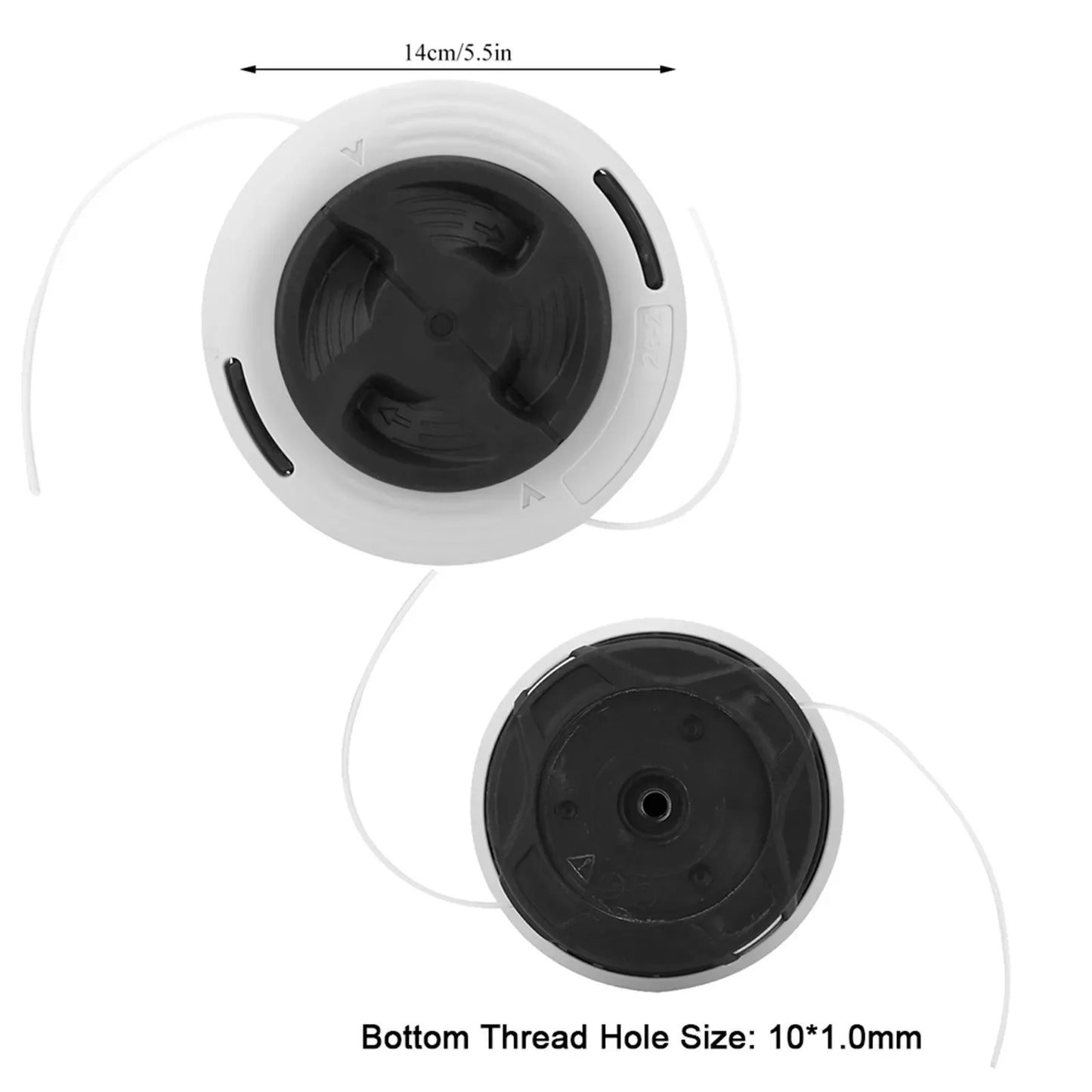 Cabezal de corte de césped automático C26-2 M10 * 1 para Stihl Autocut FS55 FS85 FS90 FS110 FS120 FS130 FS240 FS250 Peaceful Pleasures Health and Wellness