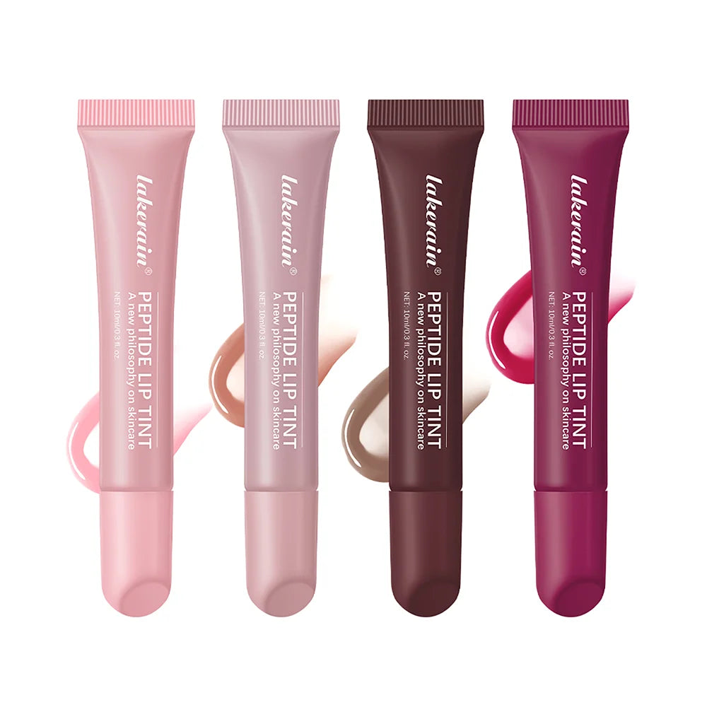 10ml Mirror Lip Glaze Moisturizes Jelly Lip Oil Makeup Color Lasting Water Light Glass Lip Oil Remove Line Lip Protection Serum Peaceful Pleasures Health and Wellness