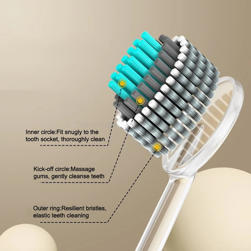 2Pcs Mouth Clean Toothbrush Ultra-Fine Soft Hard Bristle Toothbrush Deep Cleaning For Adults Whitening Teeth Peaceful Pleasures Health and Wellness