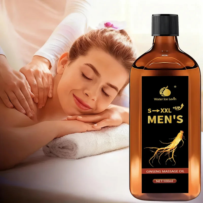 Men's Ginseng & Shea Butter Body Oil – Hydrates & Firms Skin