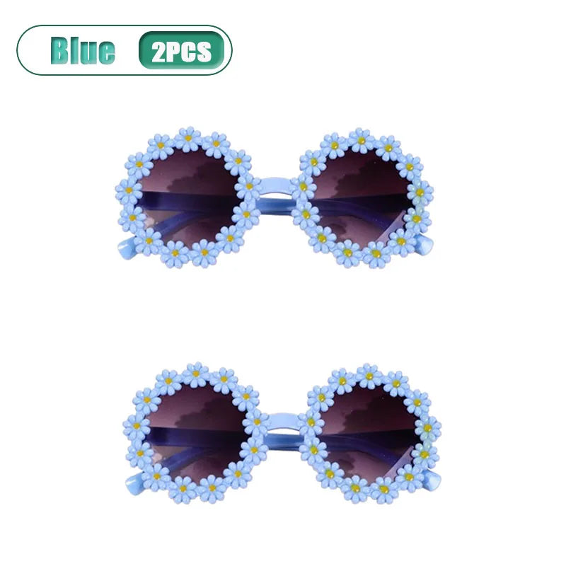 Kids Daisy Flower Sunglasses UV400 Protection | Ages 2–12