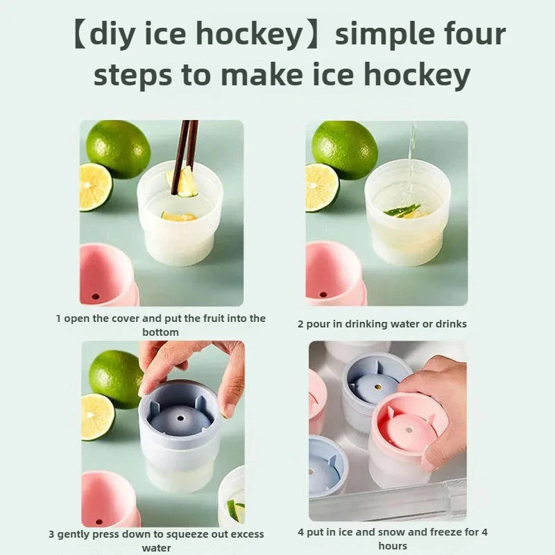 Silicone Ice Ball Mold – Round Sphere Ice Cube Tray for Whiskey