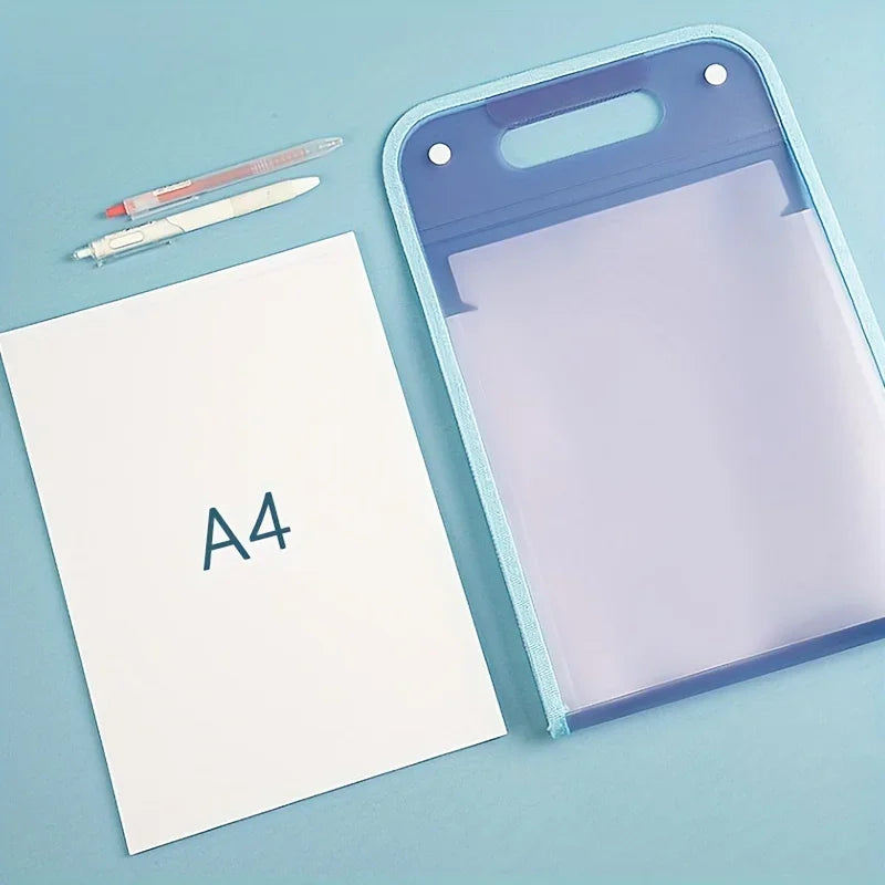 A4 Macaron Accordion File Organizer – 13 Pocket Document Bag