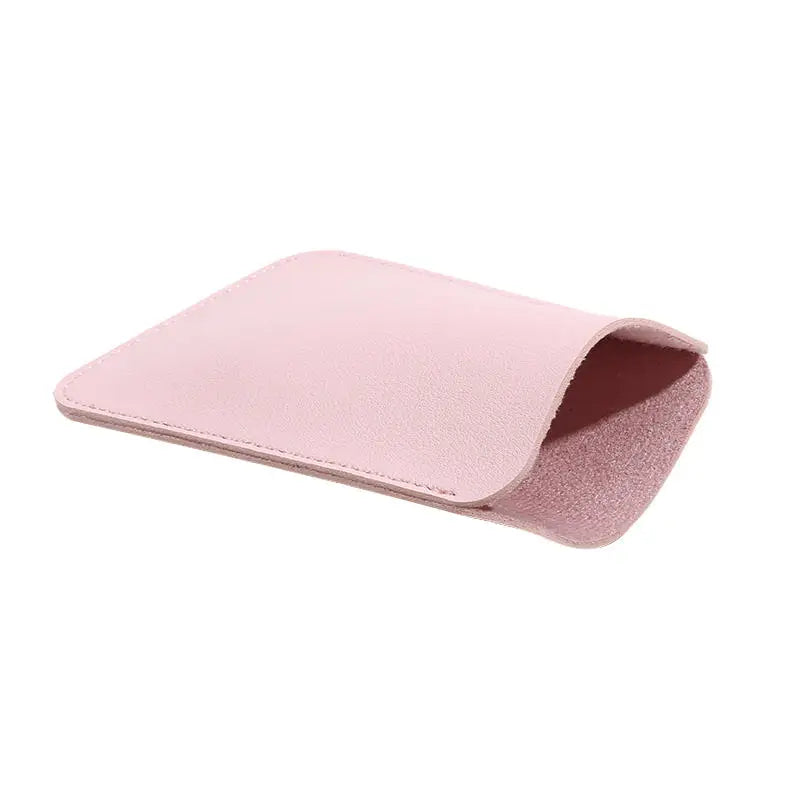Magic Mouse Pouch Wireless Mouse Protective Sleeve PU Leather Anti Scratch Storage Bag for MacBook Laptop Case Peaceful Pleasures Health and Wellness Pink