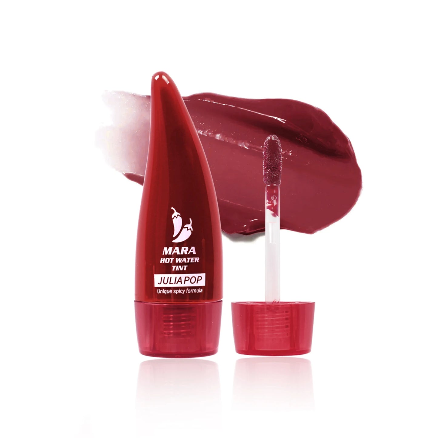 Pepper lip dye solution, with lasting makeup effect and rich color, contains peppermint oil and pepper extract, 5ml/0.17fl.oz Peaceful Pleasures Health and Wellness Baitao Wulong 02