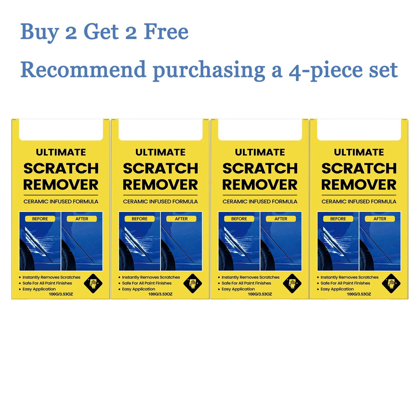 100G Car Scratch Remover – Restore Paint Gloss & Polish