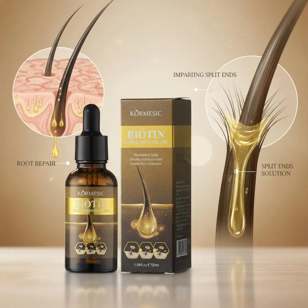 Biotin Hair Essential Oil – Nourish Scalp & Strengthen Roots