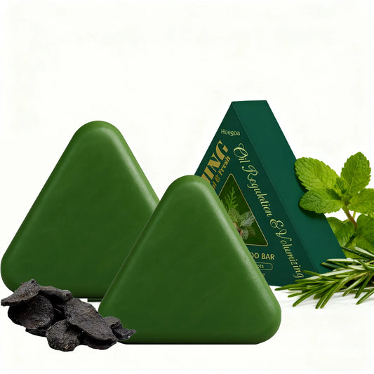 HOEGOA Herbal Shampoo Bar | He Shou Wu Anti-Hair Loss Herbal Shampoo Bar Peaceful Pleasures Health and Wellness