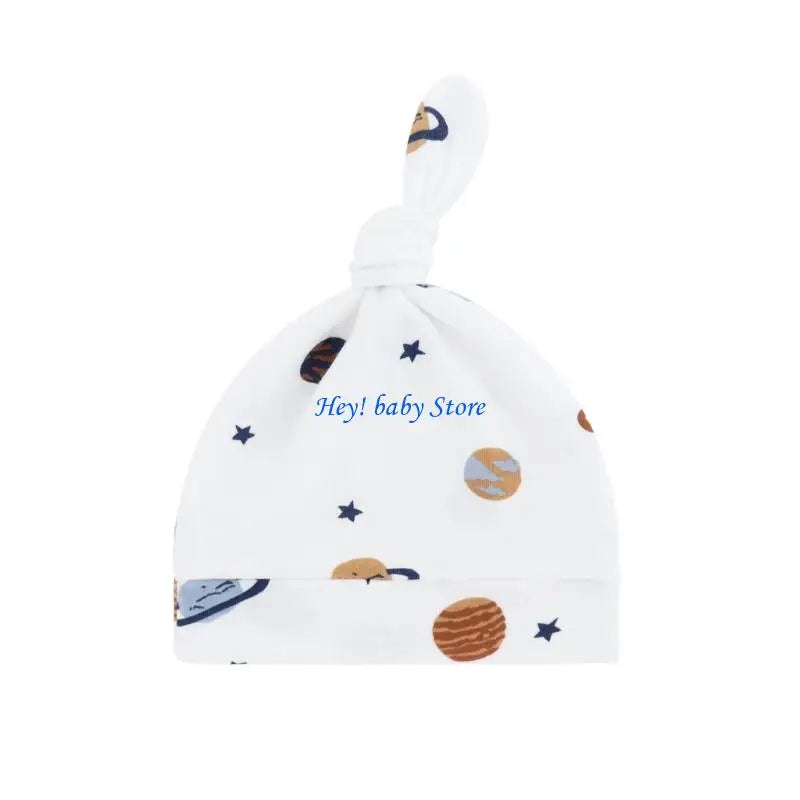 Soft Cotton Knotted Baby Hat – Newborns & Infants 0–24M