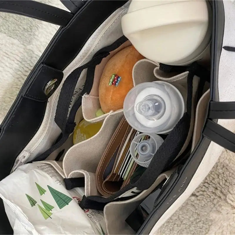 Waterproof Baby Diaper Bag | Large Mom Bag & Shoulder Strap
