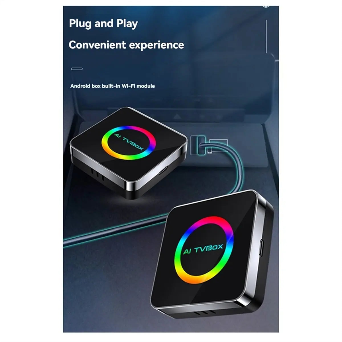 Android 13 AI CarPlay Box Wireless WiFi 6 – 2G+32G Peaceful Pleasures Health and Wellness