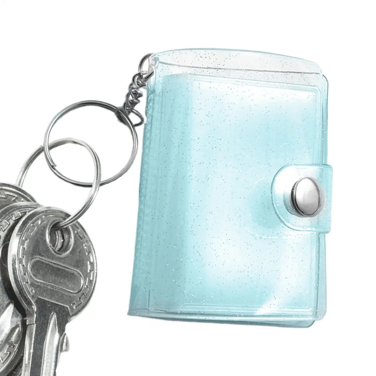 Mini Photo Album Keychain – 24-Pocket Photocard Holder