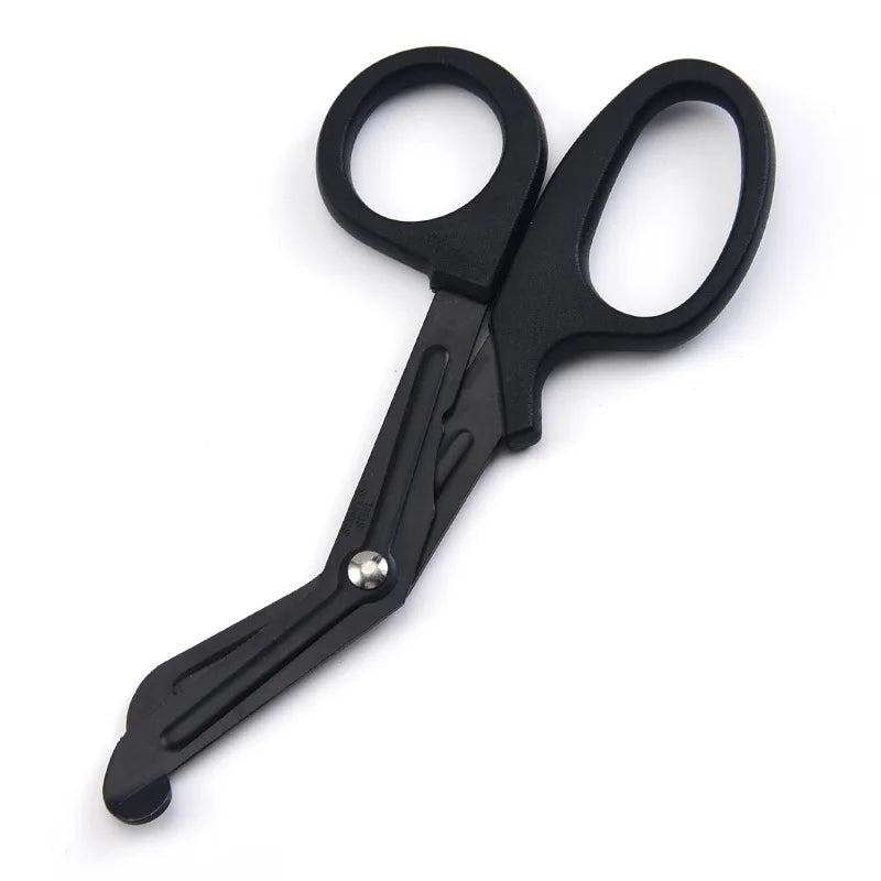 Survive Paramedic Medical Rescue Scissor Trauma Gauze IFAK Emergency First Aid Shear Outdoor Nurse Medical Sissors Peaceful Pleasures Health and Wellness black
