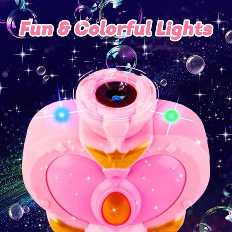 Magic Princess Fairy Wand Bubble Machine with Solution | SONGYI