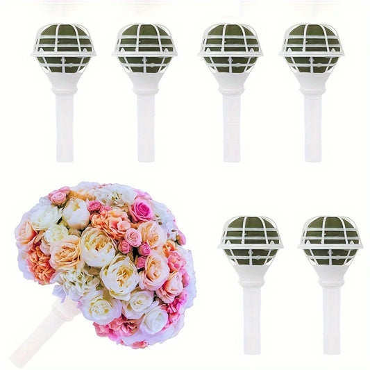 DIY Wedding Bouquet Holder Set of 6 – Premium Foam Bouquet Holders for Weddings, Bridal Showers & Events Peaceful Pleasures Health and Wellness
