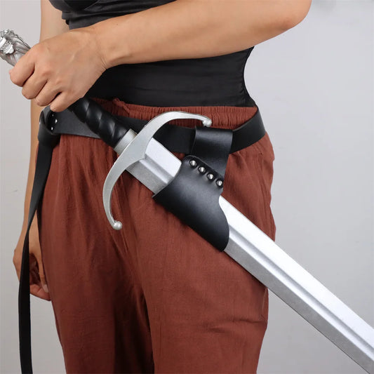 Medieval Leather Scabbard Renaissance Viking Knight Halloween Cosplay Peaceful Pleasures Health and Wellness