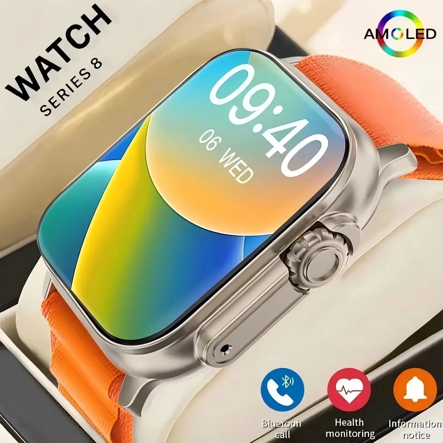 T900 Ultra 2 Smartwatch 49mm | BT Call, NFC, Wireless Charging