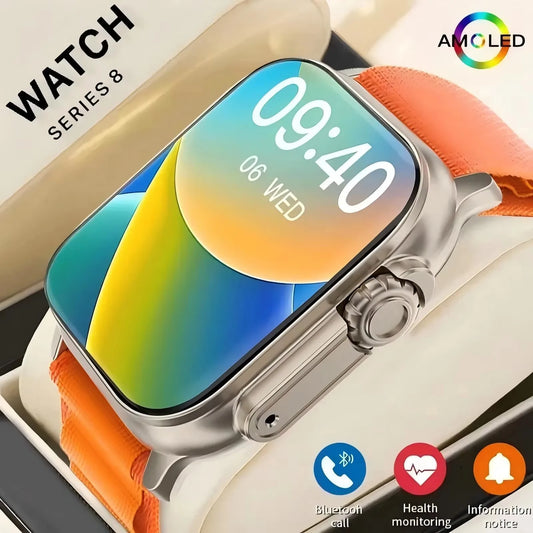 T900 Ultra 2 Smartwatch 49mm | BT Call, NFC, Wireless Charging Smart Watch Peaceful Pleasures Health and Wellness