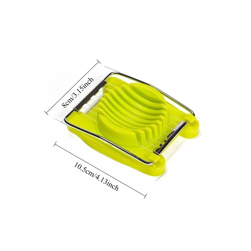 Stainless Steel Egg Slicer & Fruit Cutter Kitchen Gadget