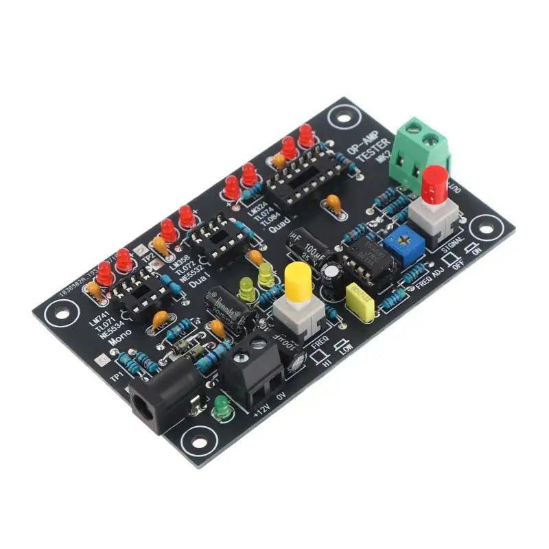 T2 OP AMP Tester – Single/Dual/Quad Op-Amp Chip DC 12V OP AMP IC Tester Peaceful Pleasures Health and Wellness