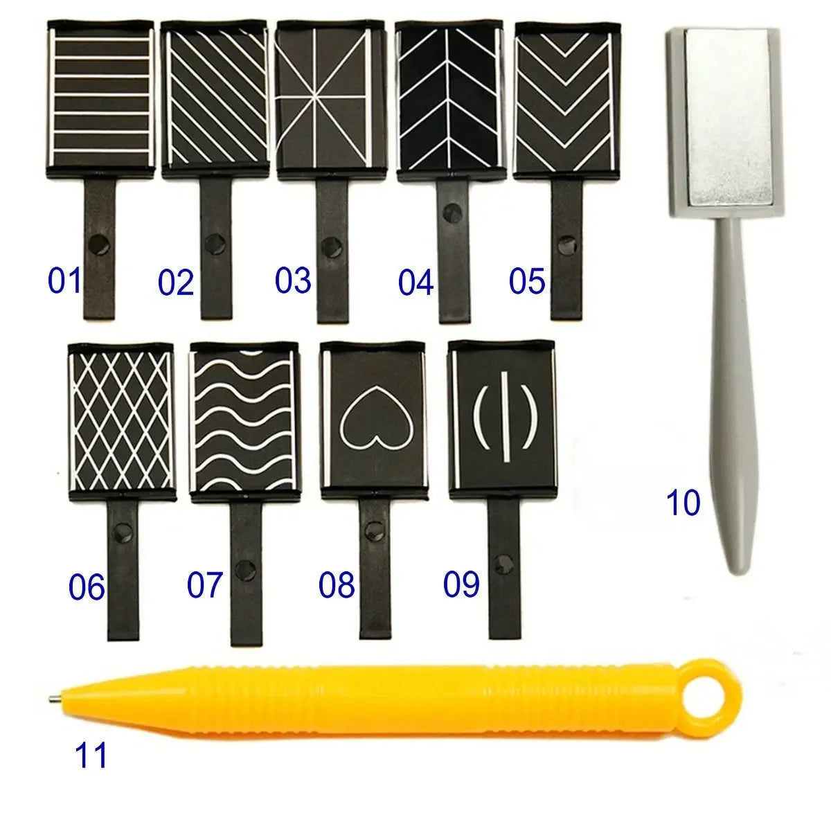 Magnetic Nail Art Stick 9D/5D Cat Magnetic Effect Strong Magnet Board Painting Gel Nail Gel Polish Varnish Tools Peaceful Pleasures Health and Wellness 1SET