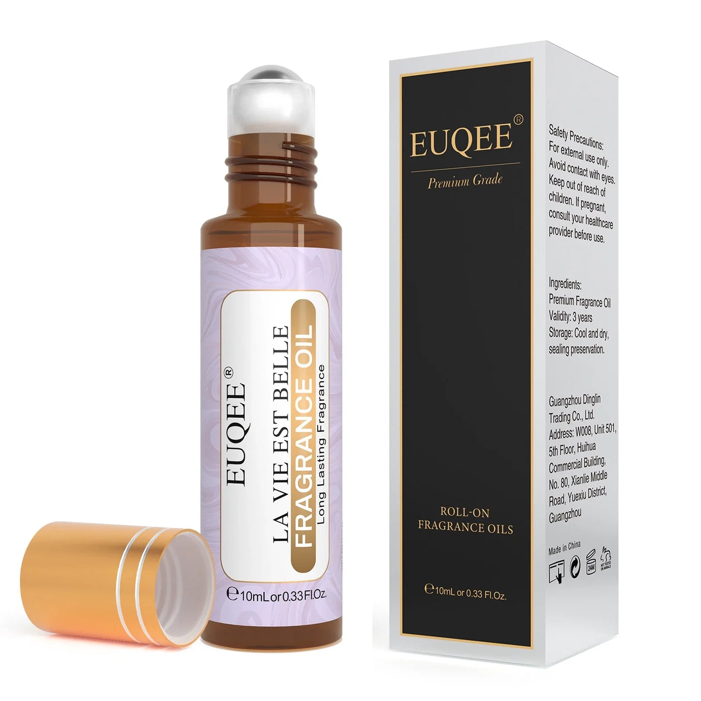 EUQEE 10ml Roll-On Fragrance Oil | Aromatherapy & Candle Making
