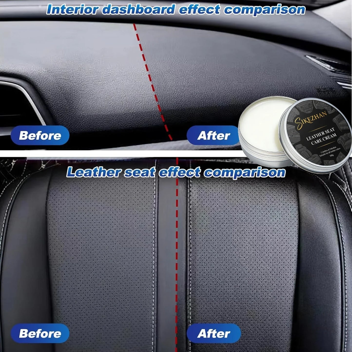 Automotive Leather Care Cream – Clean, Nourish & Restore