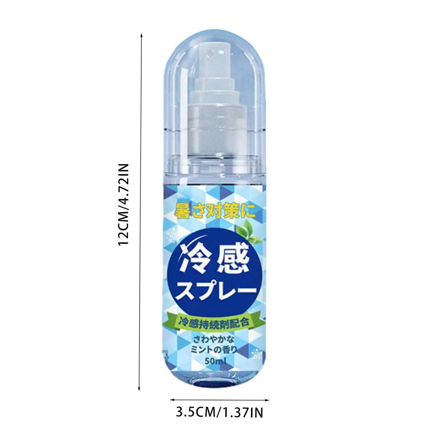 50ml Peppermint Cooling Mist Spray – Face & Body Summer Spray