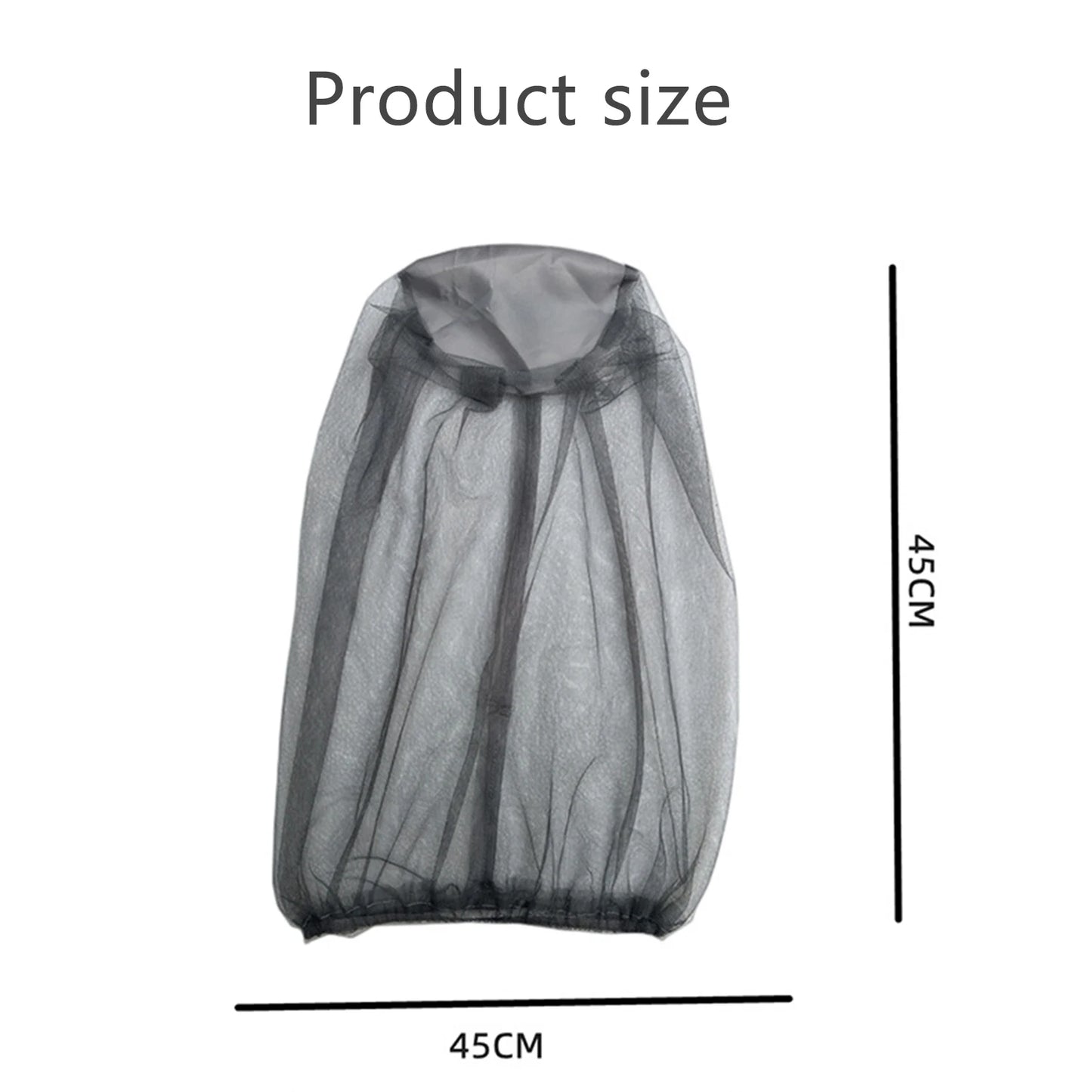 Face Mesh Head Cover Face Protector Cap Mosquito Hat Full Covers for Fishing Hiking Gardening Peaceful Pleasures Health and Wellness