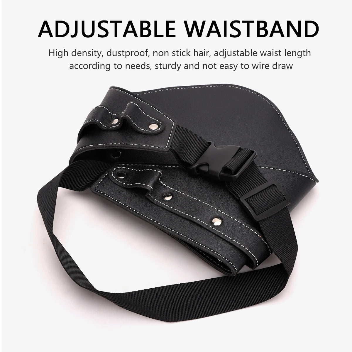 Barber Scissors Waist Pack | Multi-Pocket Tool Belt Organizer Durable PU Leather Adjustable Belt Hairdressing Tools Supplies Peaceful Pleasures Health and Wellness