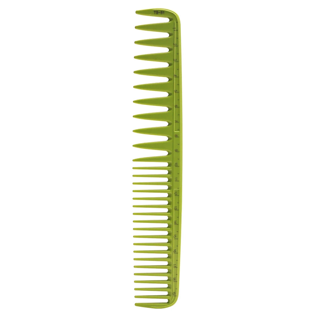 1/9Pcs Professional Hairdressing Scale Comb Barber Styling Set Hair Styling Heat Resistant Cutting Comb Styling Tools Peaceful Pleasures Health and Wellness B