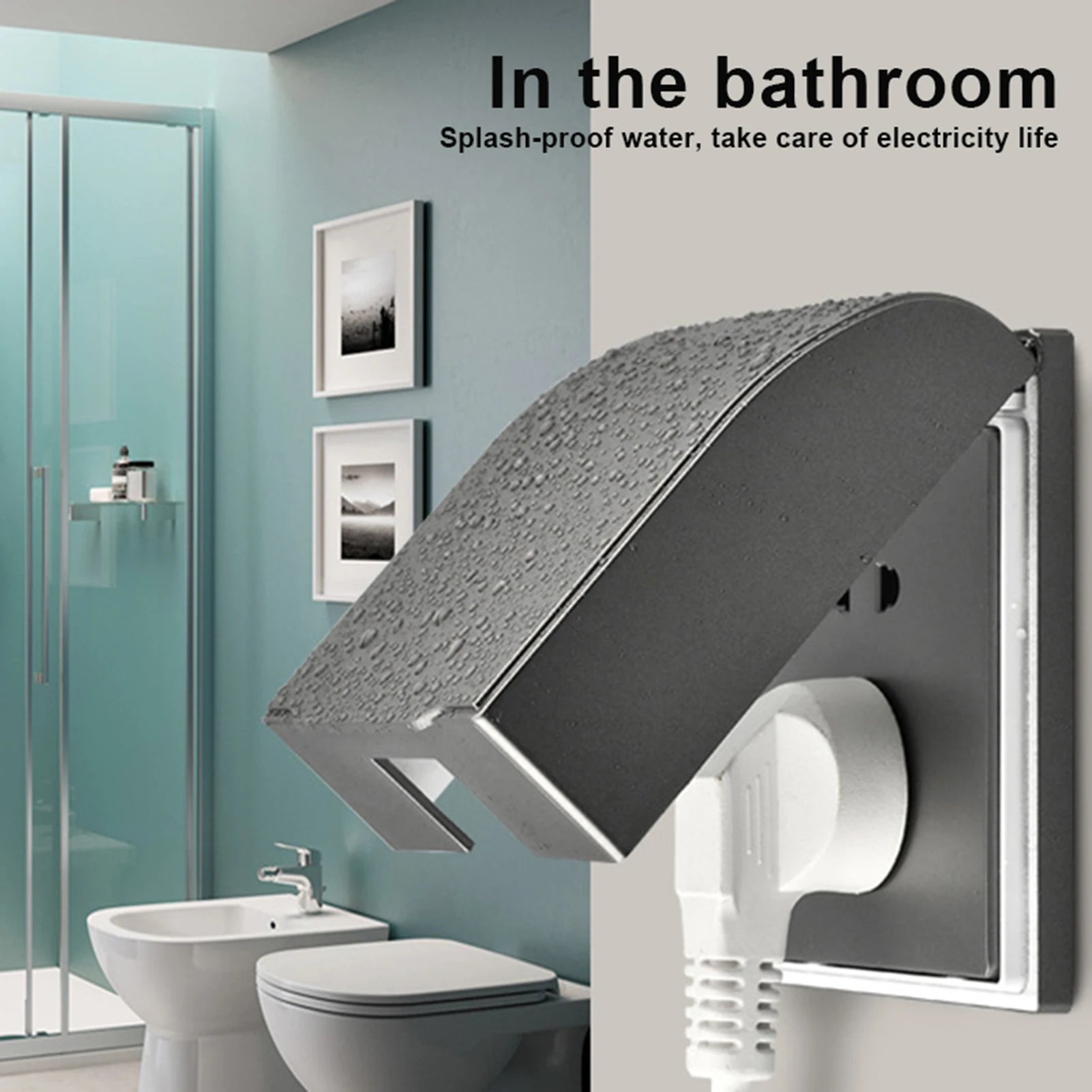 Socket -Proof Box Flame Retardant Firmly Close Case Box for Home Hotel Bathroom Kitchen Peaceful Pleasures Health and Wellness