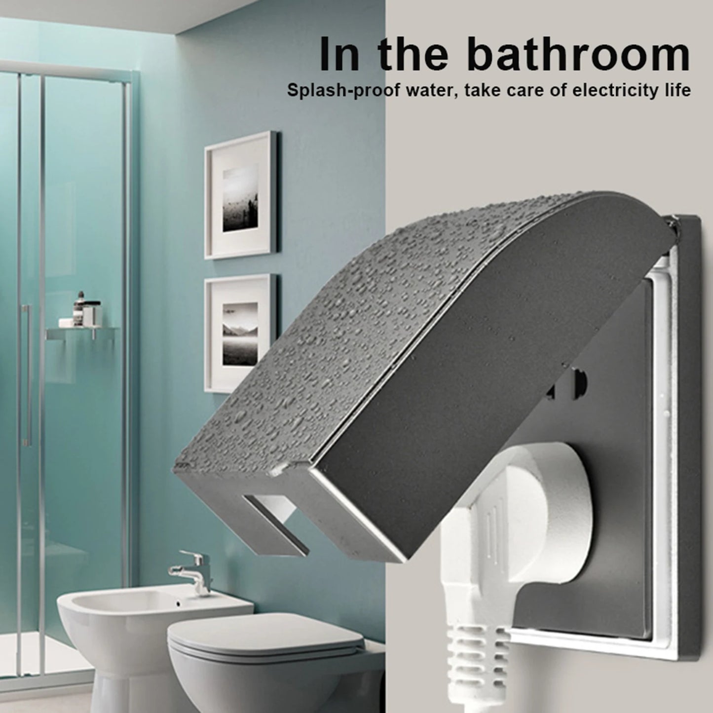 Socket -Proof Box Flame Retardant Firmly Close Case Box for Home Hotel Bathroom Kitchen Peaceful Pleasures Health and Wellness