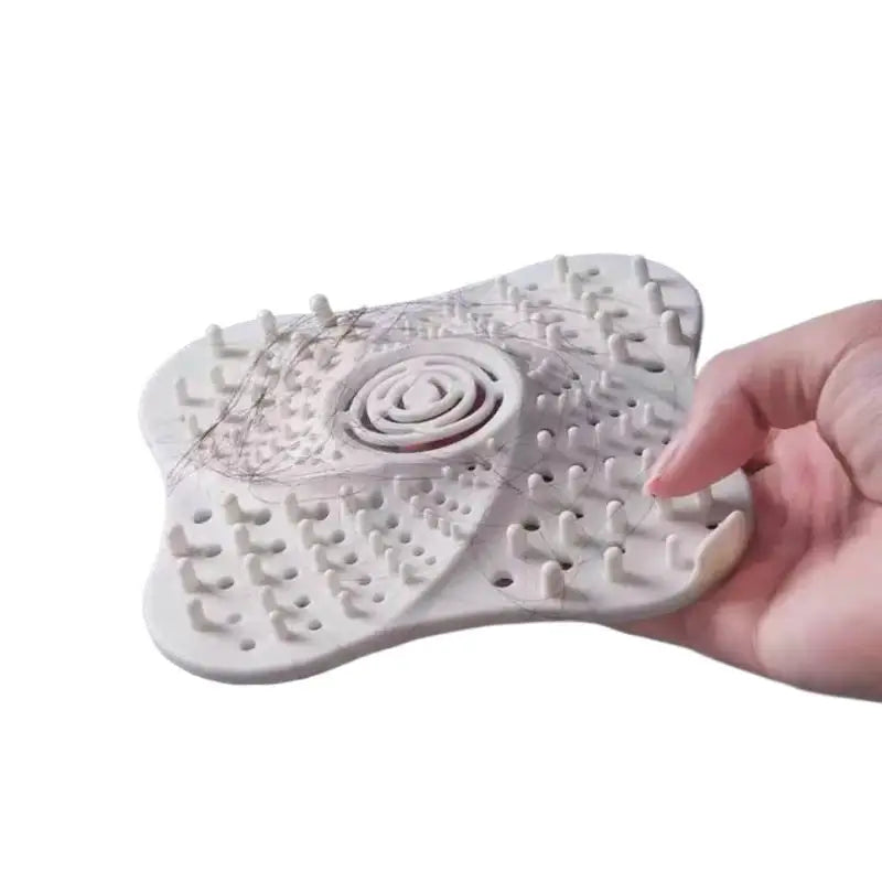 Silicone Shower Drain Hair Catcher & Floor Drain Strainer Cover Drain Hair Catcher Peaceful Pleasures Health and Wellness