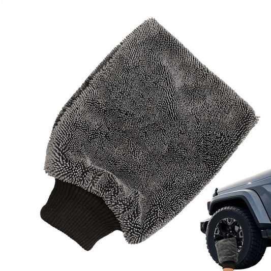 Microfiber Car Wash Mitt – Scratch-Free Absorbent Glove Car Wash Mitt Peaceful Pleasures Health and Wellness