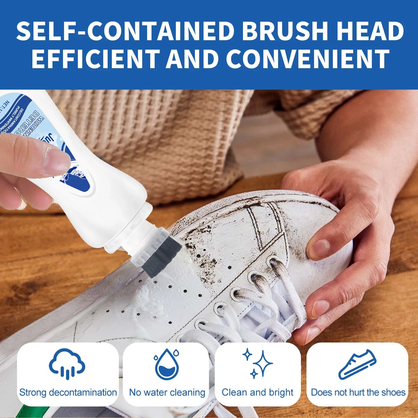 Jue Fish White Shoe Cleaner – Stain & Yellow Edge Remover