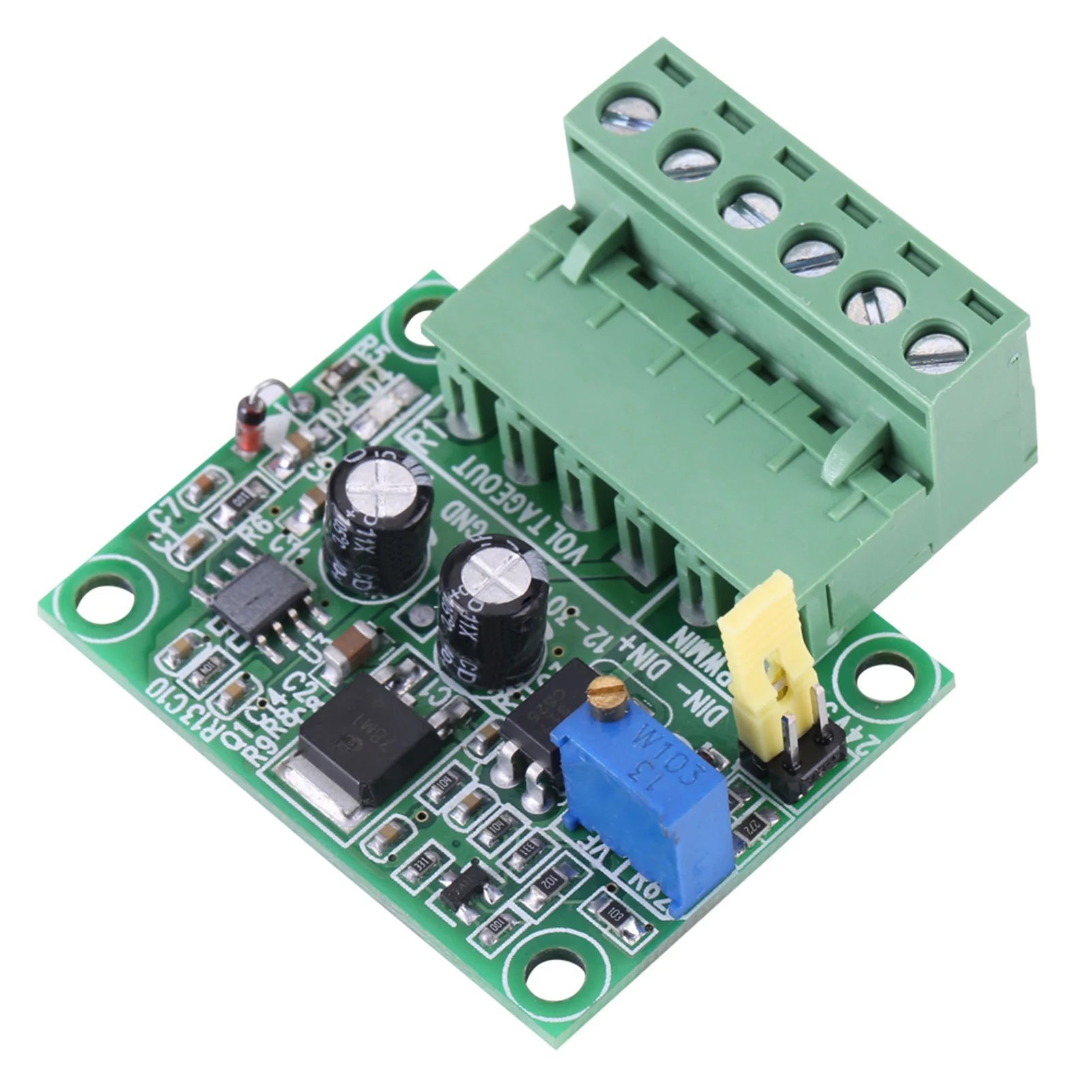 1-3KHZ PWM Signal to Voltage Converter 1-3KHZ 0-10V PWM Signal to Voltage Converter Module Digital Analog Board Peaceful Pleasures Health and Wellness